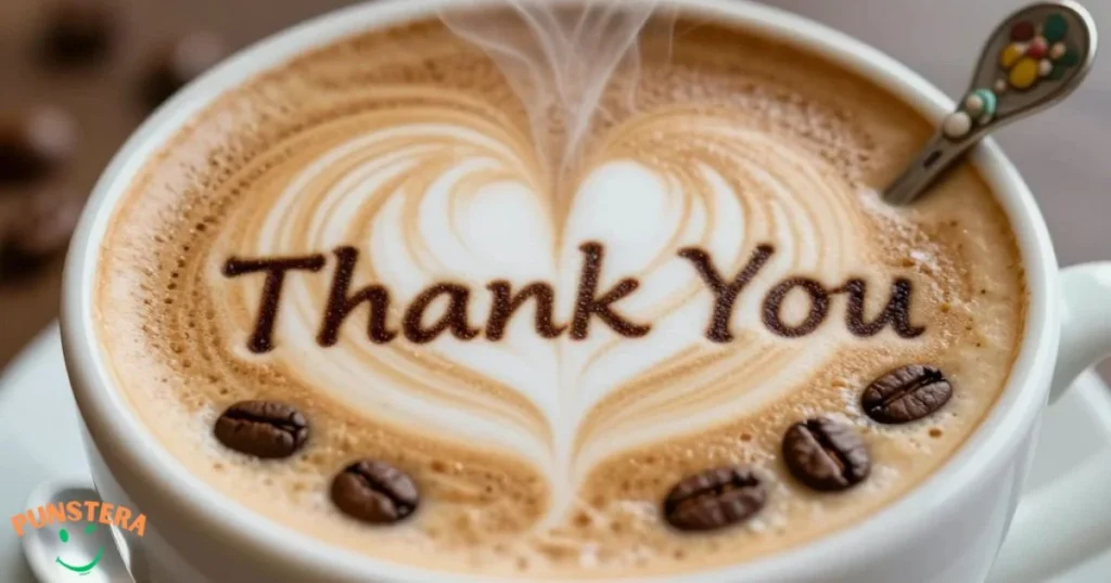 Coffee Puns Thank You