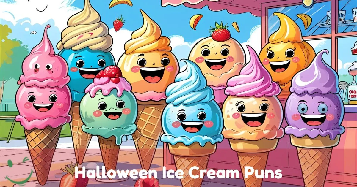 Halloween Ice Cream Puns