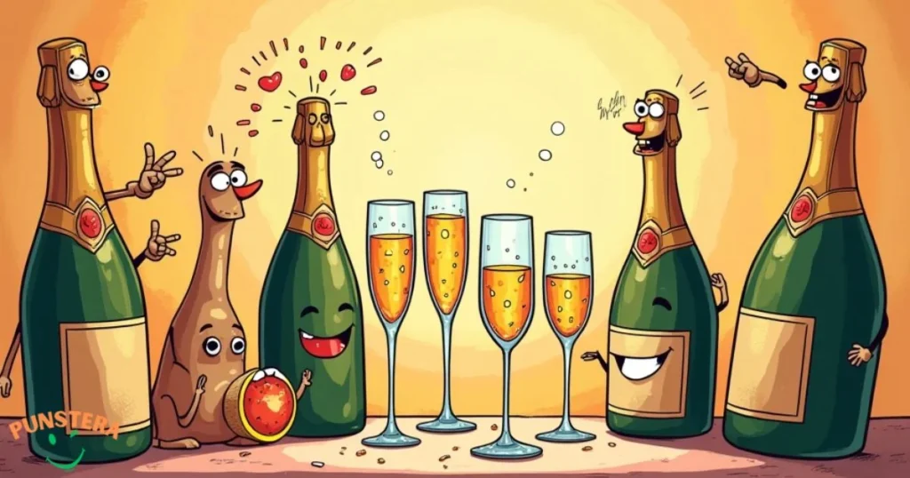 Funny Champagne Puns