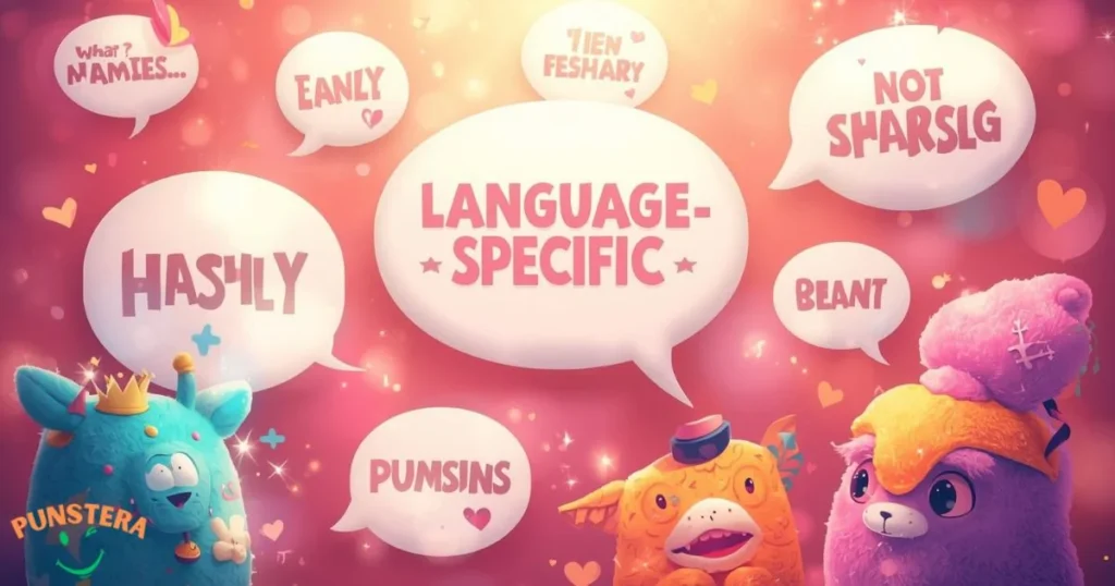 Language‑specific Puns