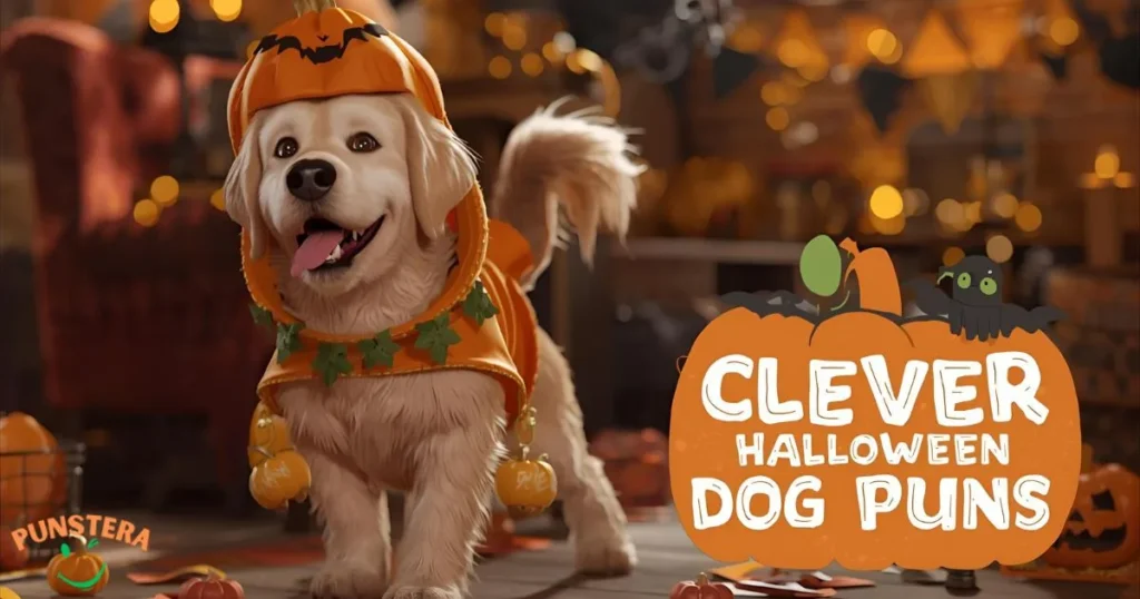 Clever Halloween Dog Puns