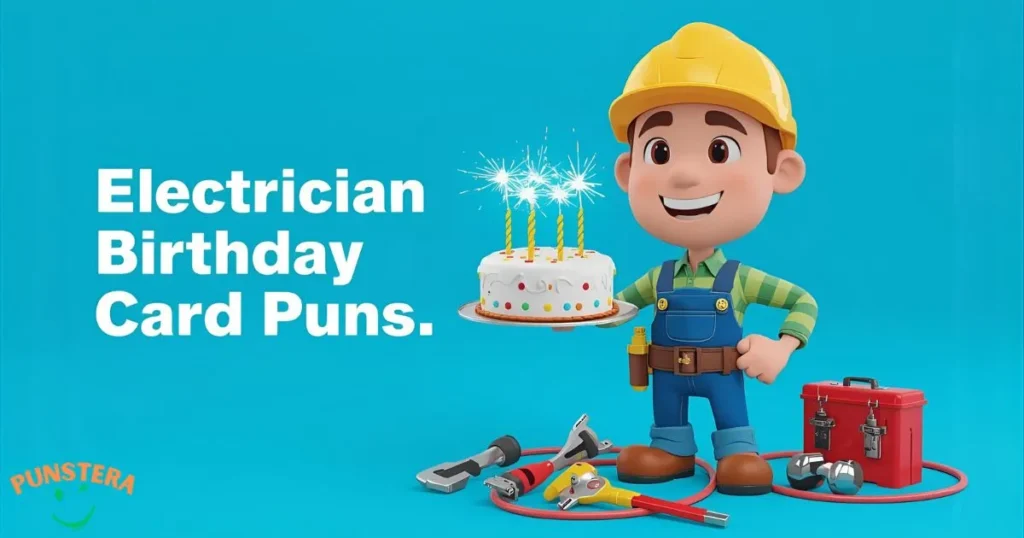 Electrician Birthday Card Puns