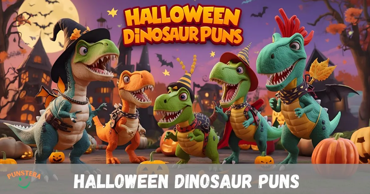 Halloween Dinosaur Puns