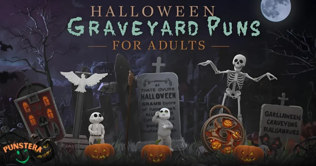 Halloween Graveyard Puns for Adults
