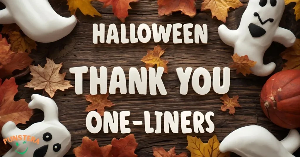 Halloween Thank You Puns One-Liners