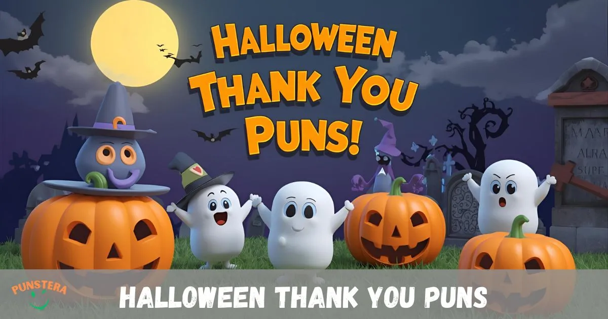 Halloween Thank You Puns