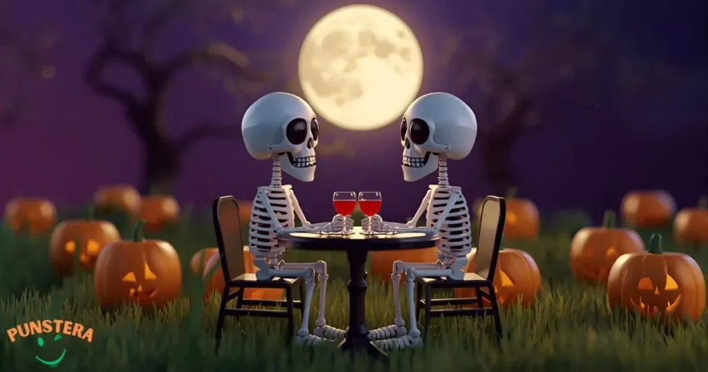 Love and Romantic Halloween Date Puns