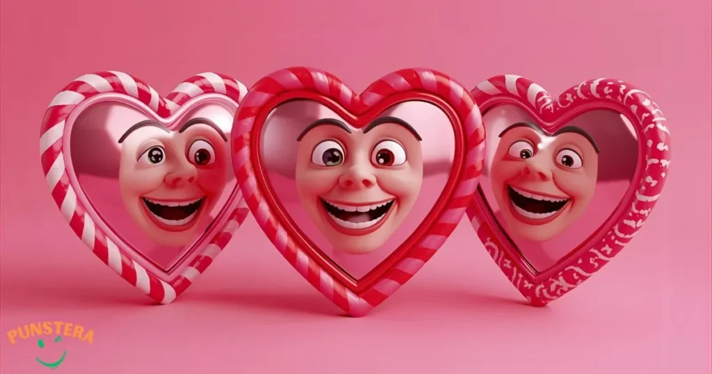 Valentine’s Mirror Laughs