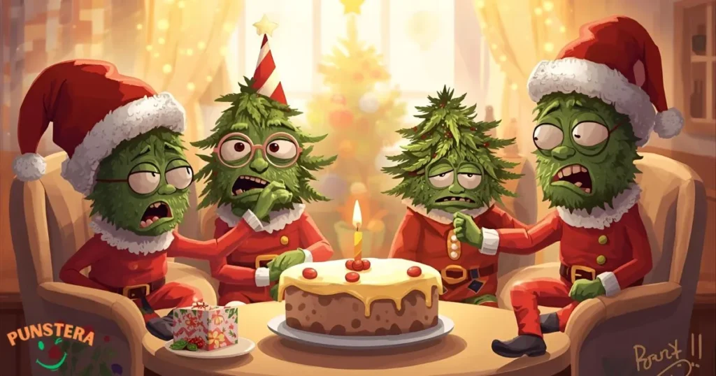Birthday Weed Christmas Puns