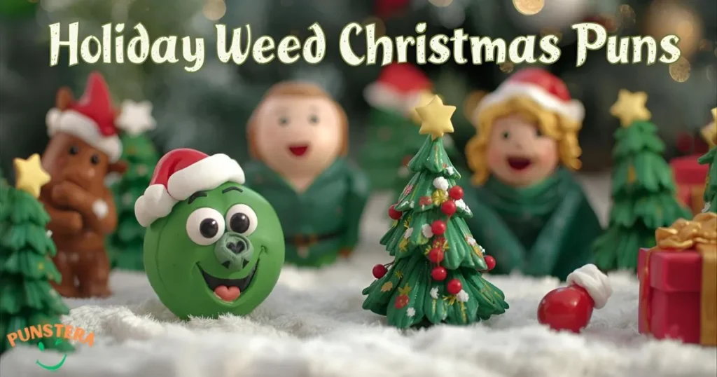 Holiday Weed Christmas Puns
