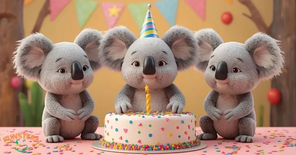 Koala Puns Birthday