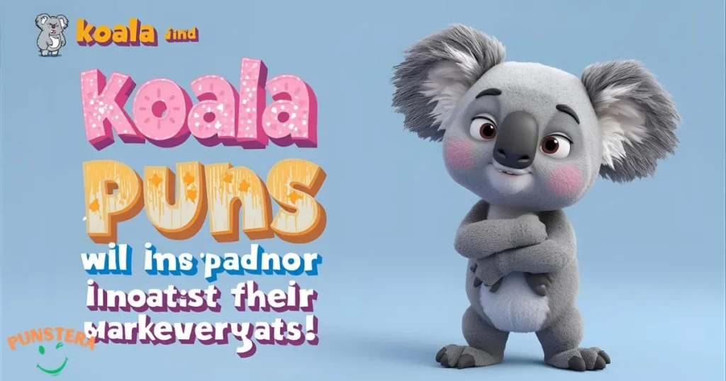 Koala Puns Captions and Sayings