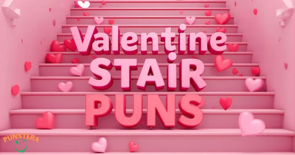 Valentine Stair Puns