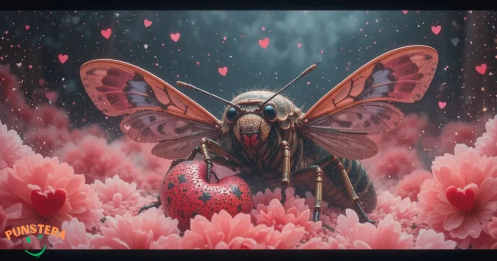 Valentine's Day Bug Puns Instagram Captions & Quotes