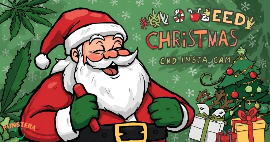 Weed Christmas Puns for Instagram