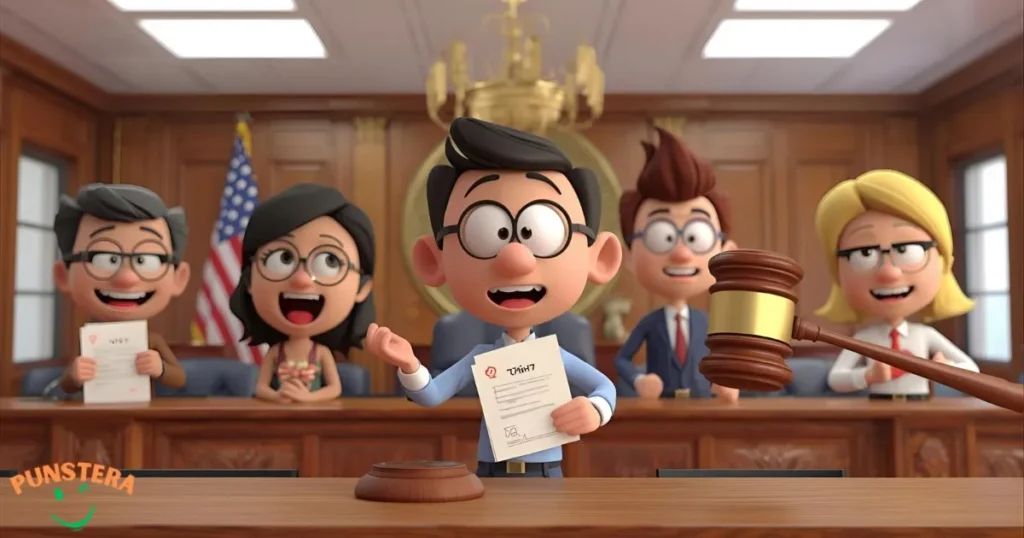 Work‑Place Court Puns Fun