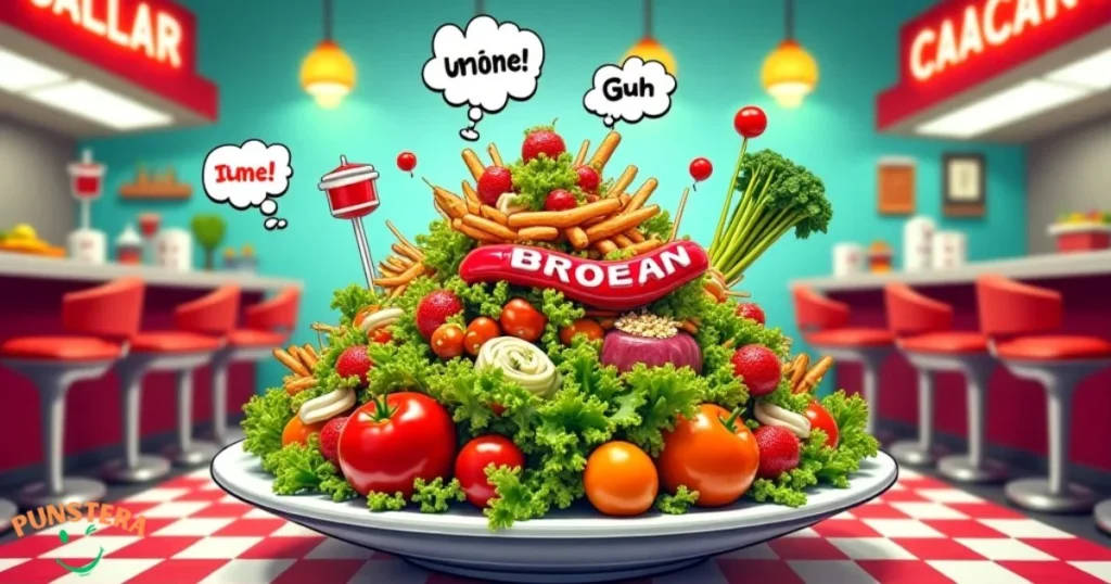 Restaurant Inspired Salad Puns