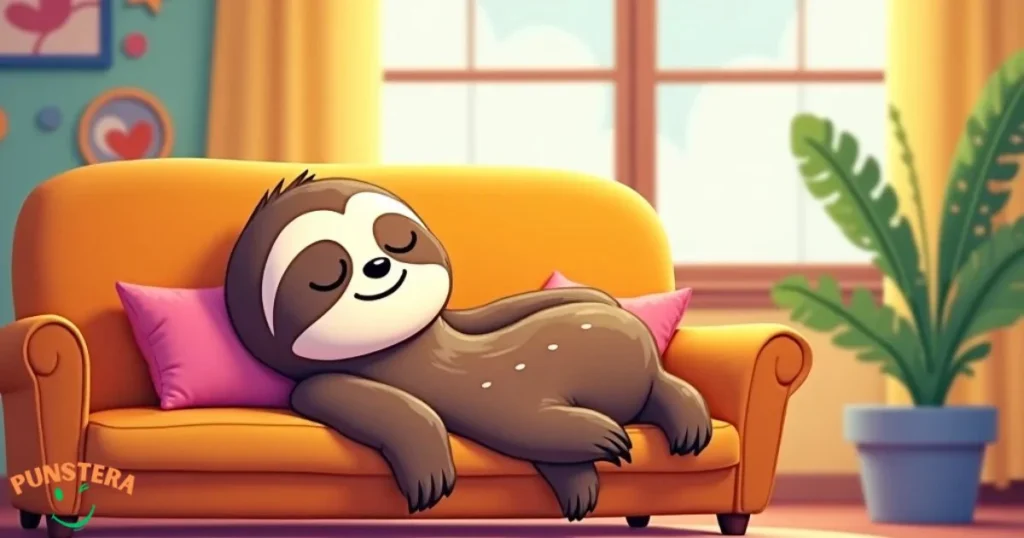 Sloth Couch And Chill