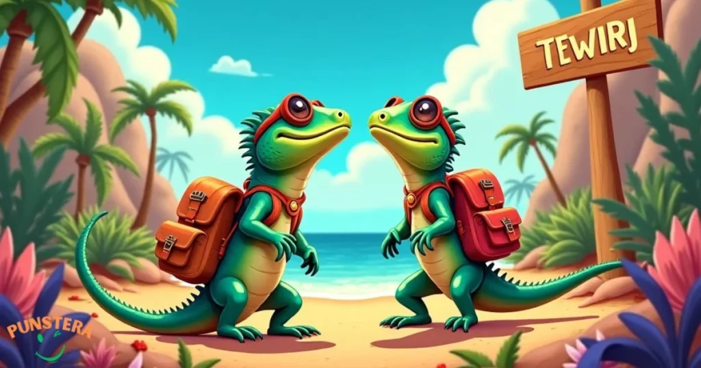 Travel And Adventure Iguana