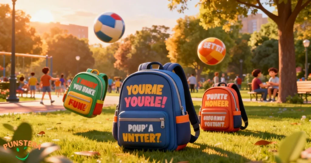 Backpack Puns Captions