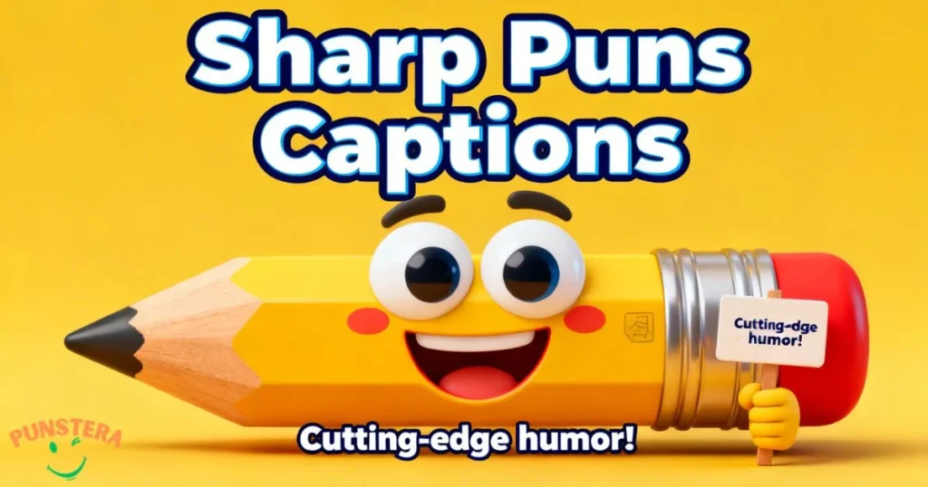 Sharp Puns Captions