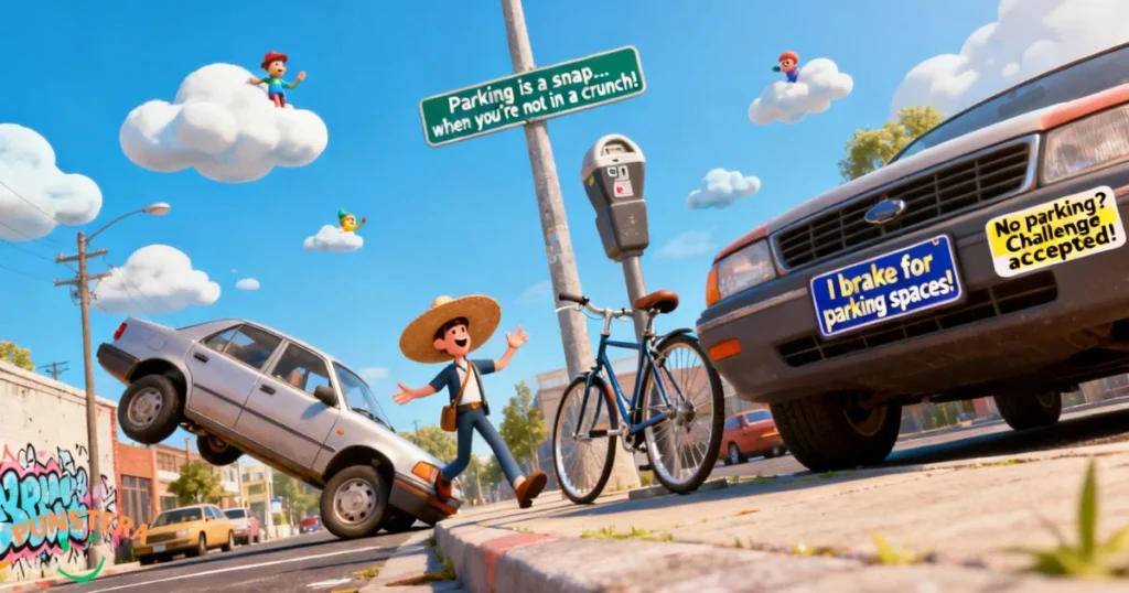 Short Funny Parking Puns