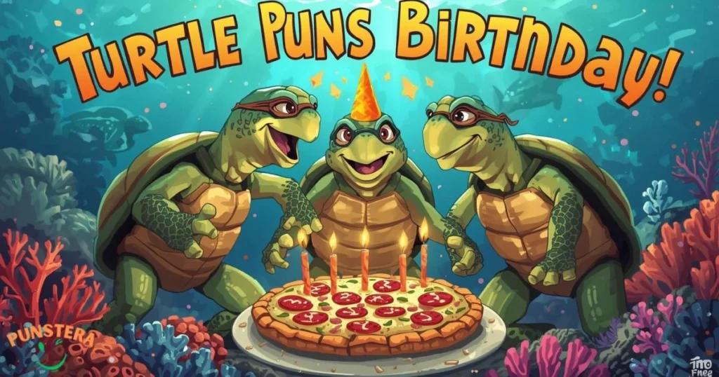 Turtle Puns Birthday