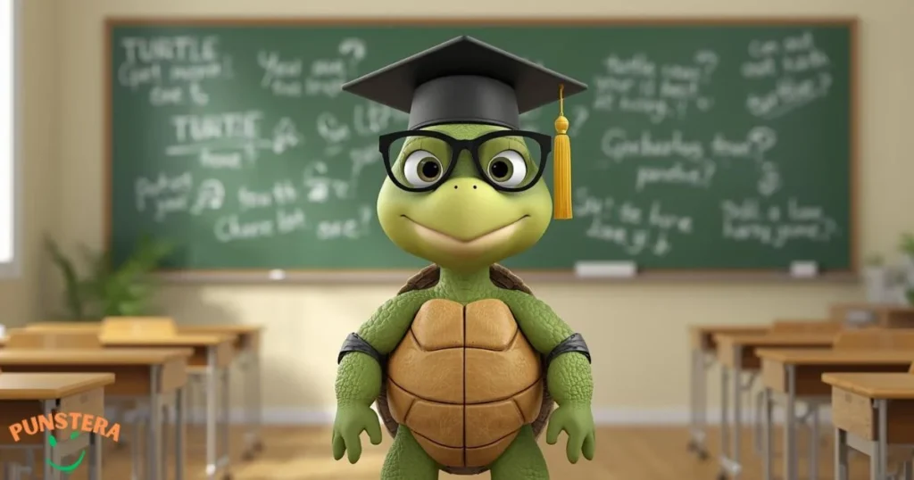 Work And School Turtle Puns