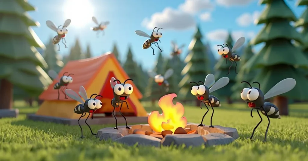 Camping Jokes With Mosquitoes