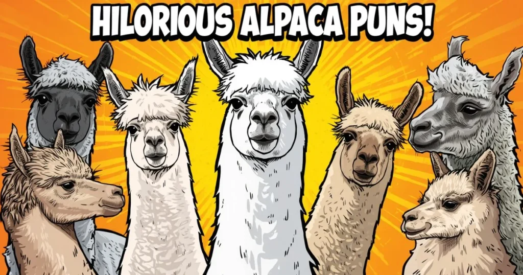 Hilarious Alpaca Puns