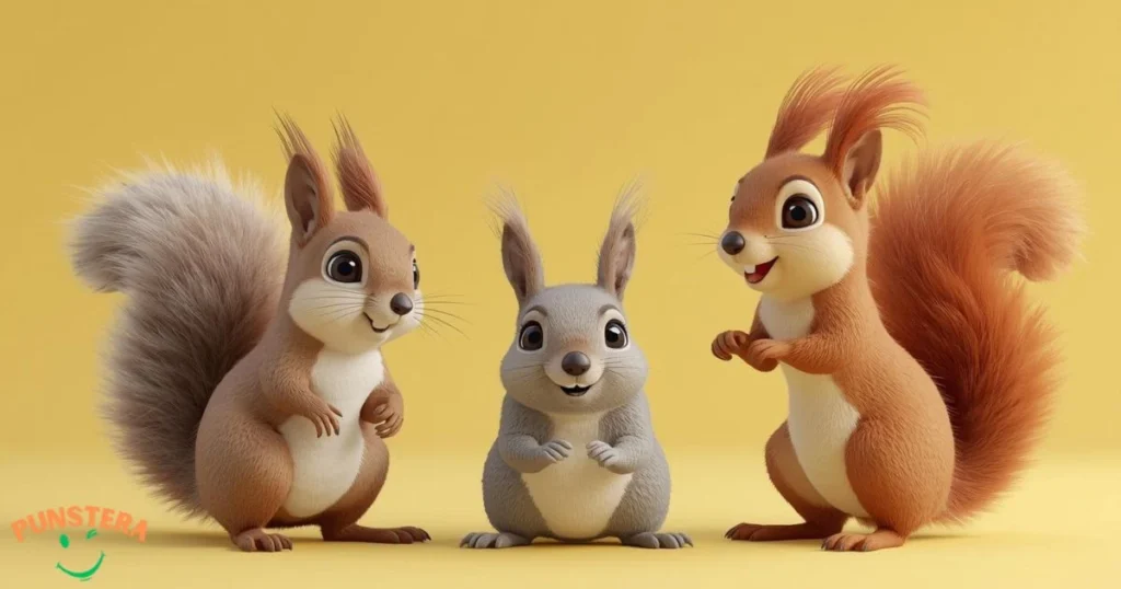 Romantic And Flirty Squirrel